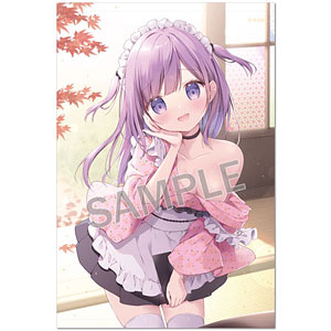 ブレンドリーム　ほし　和メイド　ましろちゃん　直筆サインA3 複製原画 ☆新企画☆『Blendream Teatime Collection』に〝ほし〟先生が