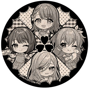 ミニキャラコルクコースター「劇場版プロジェクトセカイ 壊れたセカイと歌えないミク」02/MORE MORE JUMP！ コラボカフェver.