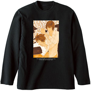 DEATH NOTE 夜神月＆L ロングTシャツ ユニセックス M