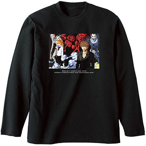 DEATH NOTE 夜神月＆弥海砂 ロングTシャツ ユニセックス M