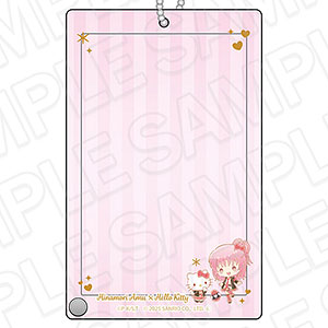 TVアニメ『しゅごキャラ！』×サンリオキャラクターズ フォトフレームキーホルダー 日奈森あむ×ハローキティ