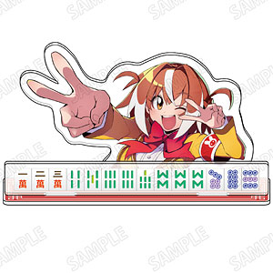 「麻雀ファイトガール」 ミニアクリルジオラマ (1)ヤワラギ・ヒヨリ