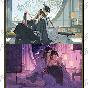 ラジオドラマ魔道祖師 愛恋万象 缶バッジ Aver Bver 特典カード 大河幻想ラジオドラマ「魔道祖師」 描き下ろし原画シートセット