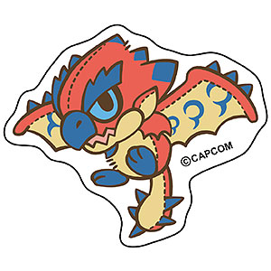 モンスターハンター モンでふぉ ダイカットステッカー リオレウス