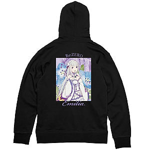 Re：ゼロから始める異世界生活 エミリア grunge CANVAS バックプリントパーカー レディース XXL