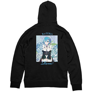Re：ゼロから始める異世界生活 レム grunge CANVAS バックプリントパーカー メンズ XS