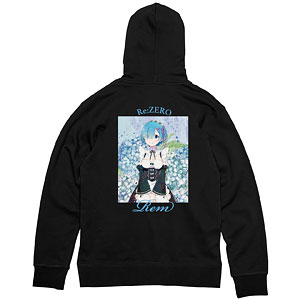 Re：ゼロから始める異世界生活 レム grunge CANVAS バックプリントパーカー メンズ S