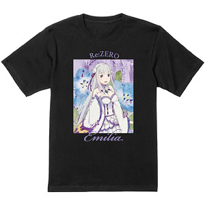 Re：ゼロから始める異世界生活 エミリア grunge CANVAS Tシャツ レディース XL