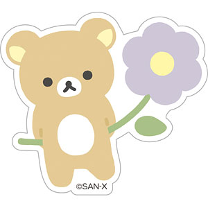 SE67001 リラックマ BASIC RILAKKUMA Flower ステッカー