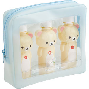 FE43101 リラックマ BASIC RILAKKUMA Flower ボトルポーチセット
