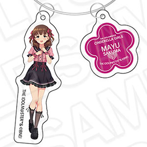 アイドルマスター シンデレラガールズ ワイヤーキーホルダー 佐久間まゆ サブカルファッション ver.