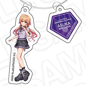 アイドルマスター シンデレラガールズ ワイヤーキーホルダー 二宮飛鳥 サブカルファッション ver.