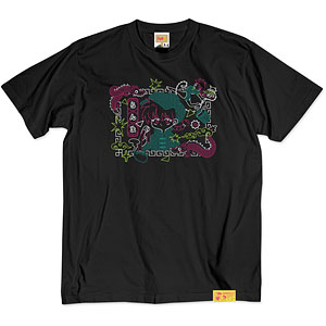 TVアニメ「らんま1/2」第1弾 ネオン中華Tシャツ 2(らんま) ブラック M