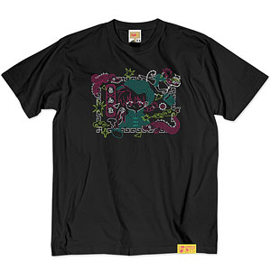 TVアニメ「らんま1/2」第1弾 ネオン中華Tシャツ 2(らんま) ブラック XL