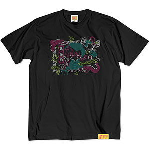 TVアニメ「らんま1/2」第1弾 ネオン中華Tシャツ 2(らんま) ブラック XXL