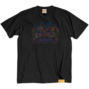 TVアニメ「らんま1/2」第1弾 ネオン中華Tシャツ 4(シャンプー) ブラック L