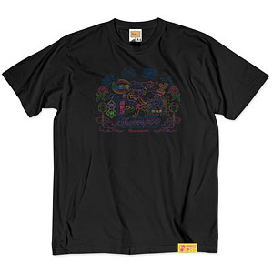 TVアニメ「らんま1/2」第1弾 ネオン中華Tシャツ 4(シャンプー) ブラック XL