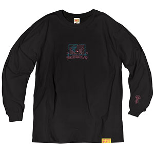 TVアニメ「らんま1/2」第1弾 ネオン中華ロングスリーブTシャツ 3(天道あかね) ブラック S