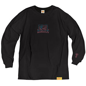 TVアニメ「らんま1/2」第1弾 ネオン中華ロングスリーブTシャツ 3(天道あかね) ブラック XL