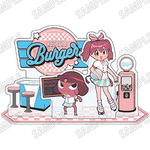 アニメ『ケロロ軍曹』 ミニアクリルジオラマ ケロロバーガーver. (2)ギロロ＆日向夏美