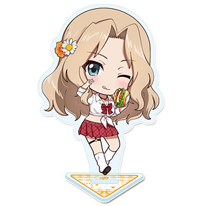 ガールズ＆パンツァー 最終章 ぷちちょこアクリルスタンド ケイ ギャル制服ver.