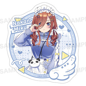 TVスペシャルアニメ「五等分の花嫁*」ダイカットステッカー (ジャージメイド ver.) 中野三玖