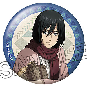 TVアニメ『進撃の巨人』The Final Season 描き下ろし 缶バッジ ミカサ