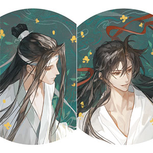 アニメ「魔道祖師」月満流金Ver. 缶バッジ 魏無羨＆藍忘機