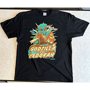 東宝怪獣Tシャツコレクション ゴジラ対ヘドラ 黒 XL
