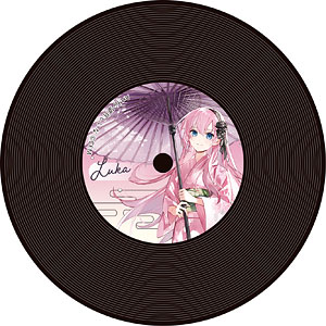 初音ミクシリーズ レコード風コースター 巡音ルカ