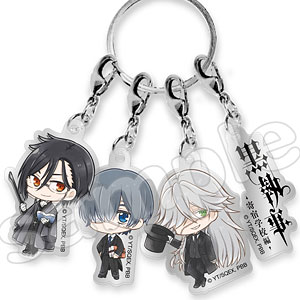 4連アクリルキーホルダー 3人 Have fun！ 黒執事 -寄宿学校編-