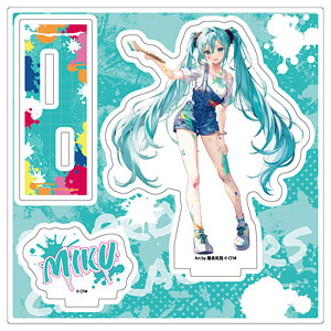 アクリルスタンドプレート「ピアプロキャラクターズ」13/初音ミク ペンキver.(描き起こしイラスト)