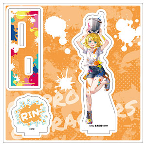 アクリルスタンドプレート「ピアプロキャラクターズ」14/鏡音リン ペンキver.(描き起こしイラスト)