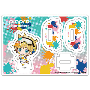 ゆらゆらアクリルスタンド「ピアプロキャラクターズ」03/鏡音レン ペンキver.(ミニキャライラスト)
