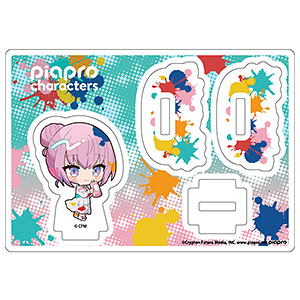 ゆらゆらアクリルスタンド「ピアプロキャラクターズ」04/巡音ルカ ペンキver.(ミニキャライラスト)