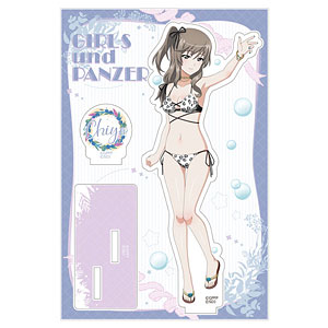 ガールズ＆パンツァー 特大アクリルスタンド ダージリン 水着2022 カーテン魂 ガールズ＆パンツァー 特大アクリルスタンド ダージリン 水着