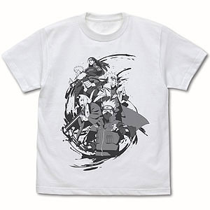 NARUTO-ナルト- 疾風伝 歴代火影 Tシャツ/WHITE-L