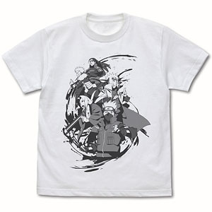 NARUTO-ナルト- 疾風伝 歴代火影 Tシャツ/WHITE-XL