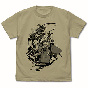 NARUTO-ナルト- 疾風伝 歴代火影 Tシャツ/SAND KHAKI-M