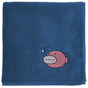 ガールズ＆パンツァー 最終章 あんこうチーム 刺繍ハンドタオル/NAVY