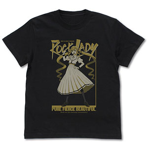 ロックは淑女の嗜みでして 鈴ノ宮りりさ Tシャツ/BLACK-L