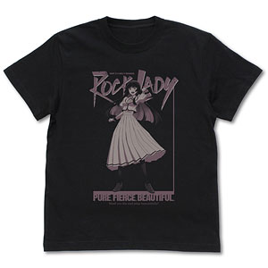 ロックは淑女の嗜みでして 黒鉄音羽 Tシャツ/BLACK-S