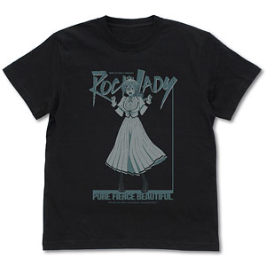 ロックは淑女の嗜みでして 院瀬見ティナ Tシャツ/BLACK-XL
