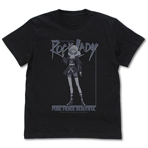ロックは淑女の嗜みでして 黒鉄音羽 Tシャツ/BLACK-L[コスパ
