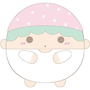 サンリオキャラクターズ ふわコロりんMsize4 E：リトルツインスターズ キキ