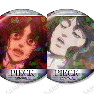 進撃の巨人 ピーク 場面写ホログラム缶バッジ2個セット