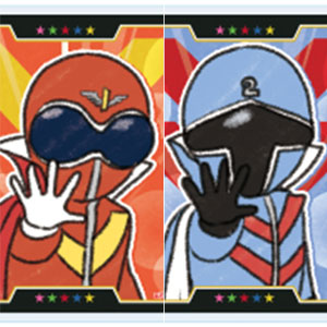 アクリルマグネット「秘密戦隊ゴレンジャー」01/グラフアートイラスト 5個入りBOX
