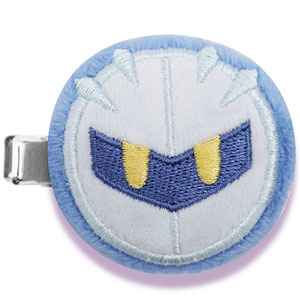 星のカービィ もふもふヘアクリップ (11)メタナイト (フェイス)