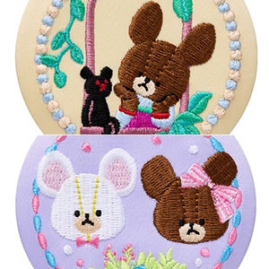 Disney Characters 刺繍缶バッジ9個セット 予約2025年05月再販】Disney Characters 刺繍缶バッジビスケット