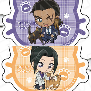 名探偵コナン アクリルヘアクリップ 大和敢助＆上原由衣 デフォルメねこ ver.4